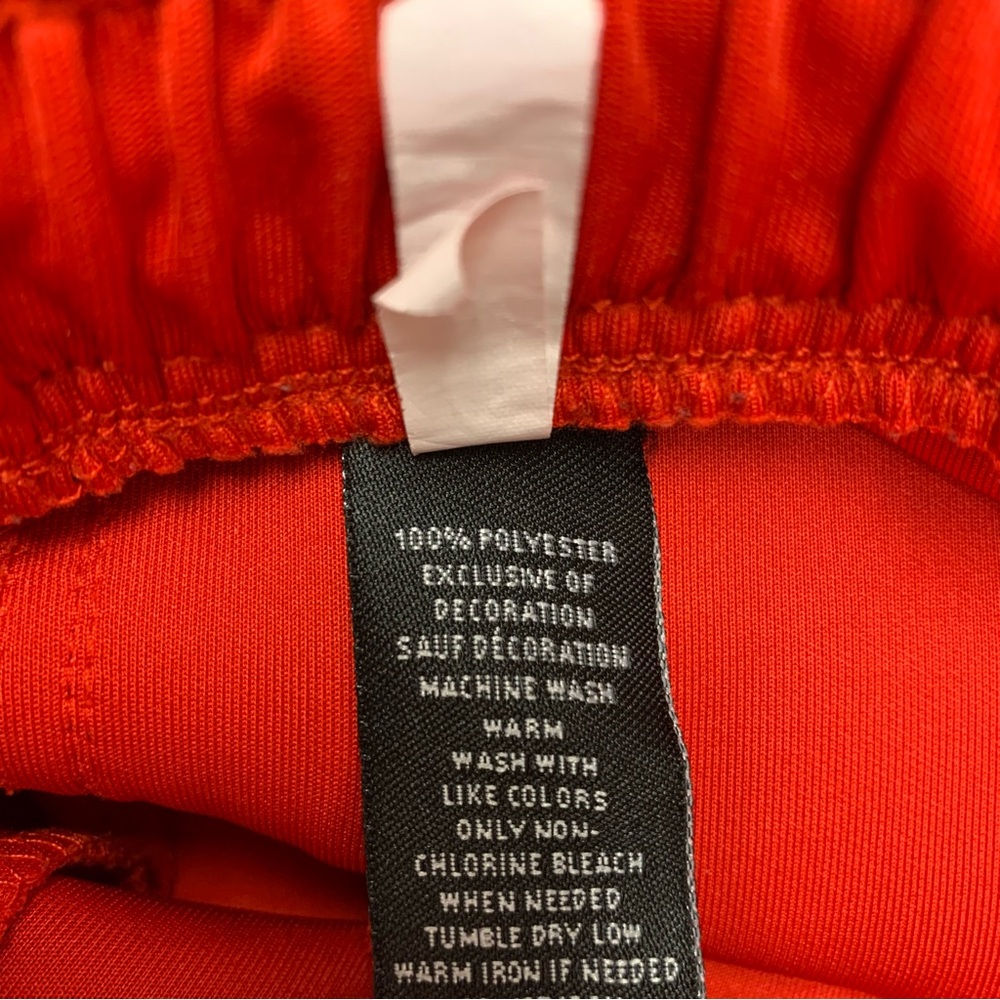 Roku Studio‎ Mini Tear Drip Track Pants Joggers Size Medium Red Tear Drop Eyes - Picture 12 of 12